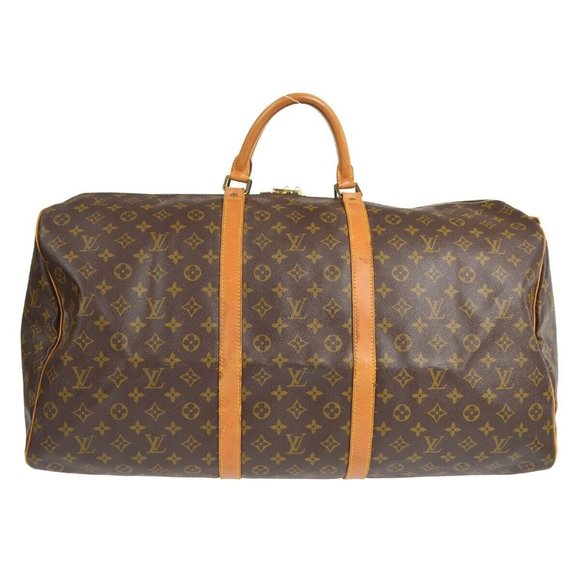 00041370# Authentic Louis Vuitton Travel Bag Keepall 60 Monogram - Picture 1 of 11